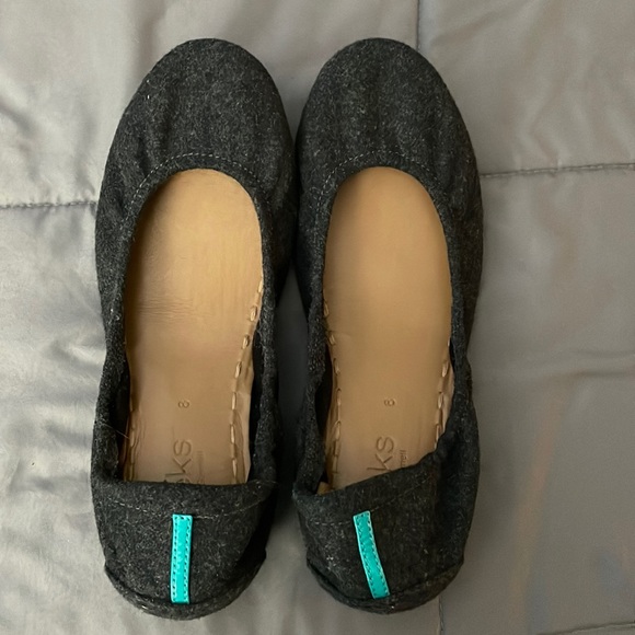 Greystone Canvas Tieks Ballet Flats - Picture 2 of 5